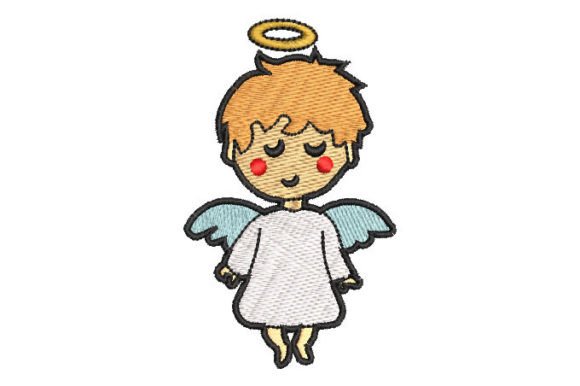 Angel Child: A Thoughtful Holiday Embroidery Design