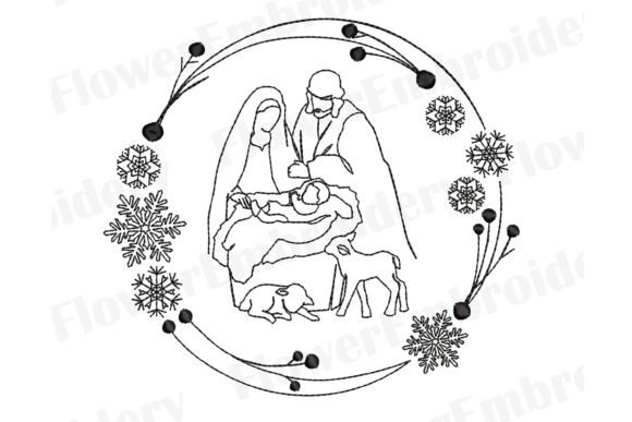 Nativity Scene Silent Night Oh Holy Nigh