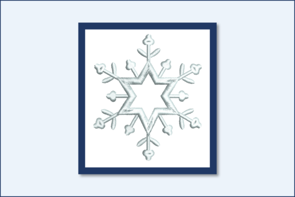 Snowflake Star-B: A Craft Fair-Ready Embroidery Design